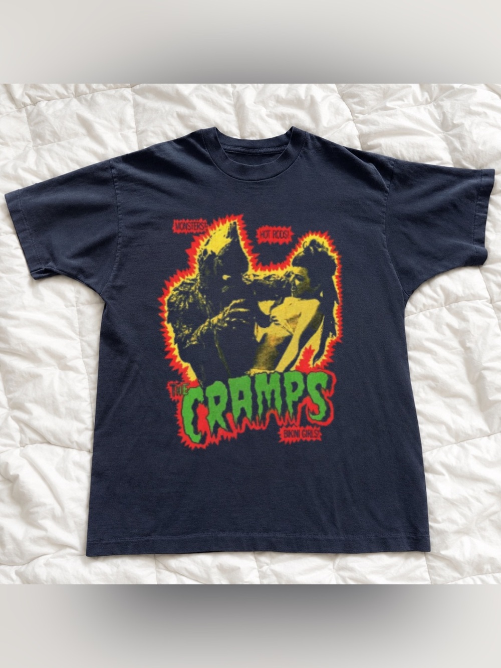 The Cramps Graphic Band Tee - Black Short Sleeve T-Shirt
